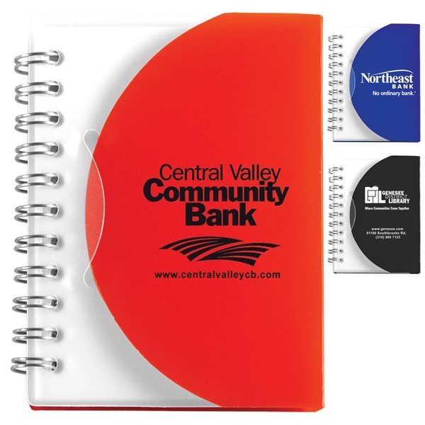 "MOUNTAIN VIEW" Pocket Jotter Notepad Notebook - Polypropylene & 70 Sheets