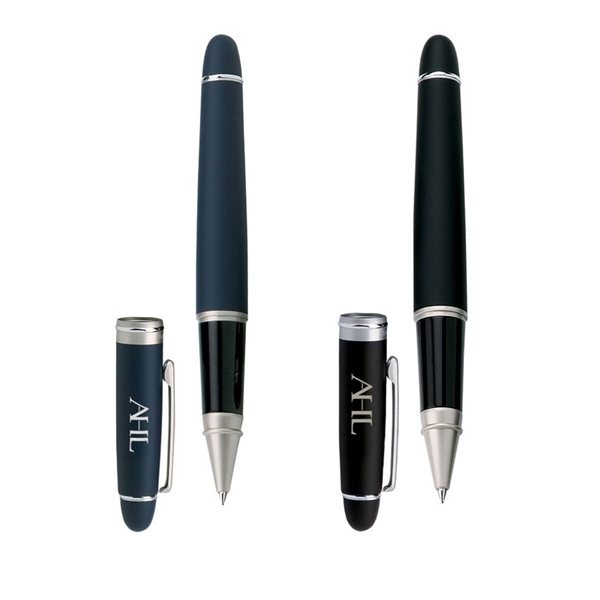 Bettoni® Pissarro Rollerball Pen - Brass &amp; Soft Touch