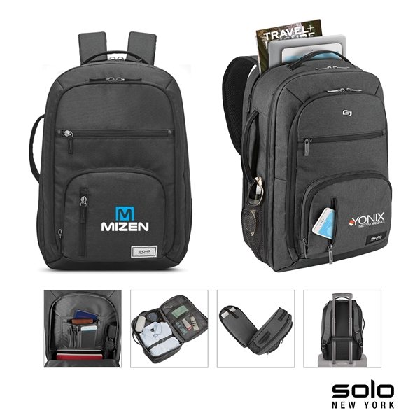 Solo NY® Grand Travel TSA Backpack - 17.3" Laptop &amp; Checkpoint Friendly