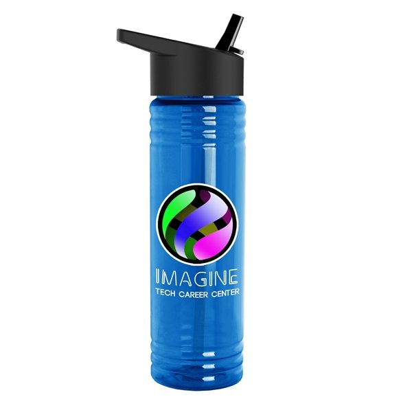 24 oz Slim Fit Bottle With Flip Straw - Digital - BPA Free &amp; PETE