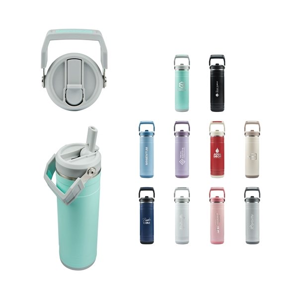 Pelican Pacific™ 26 oz Recycled Double Wall Stainless Steel Water Bottle - 24Hr Insulation