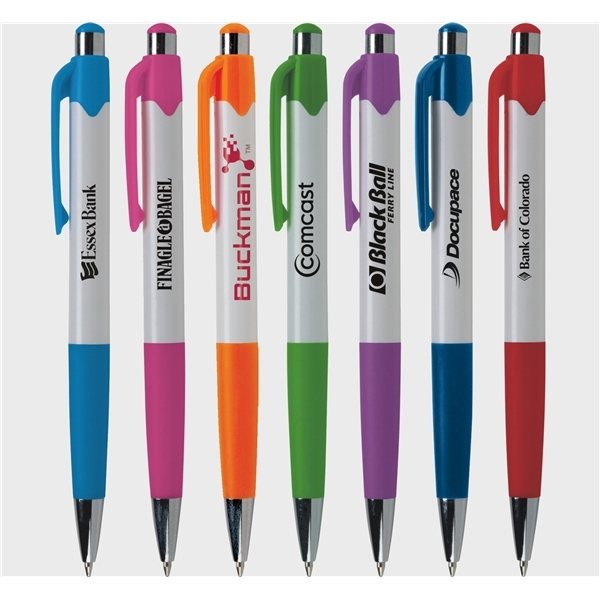 Mardi Gras™ Jubilee Pen - Rubber Grip