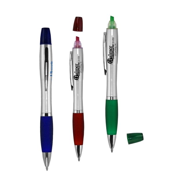 "ELITE" Pen with Matching Color Highlighter Combo