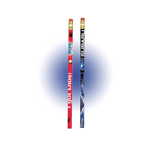Full Wrap Round Pencils, Full Color Digital