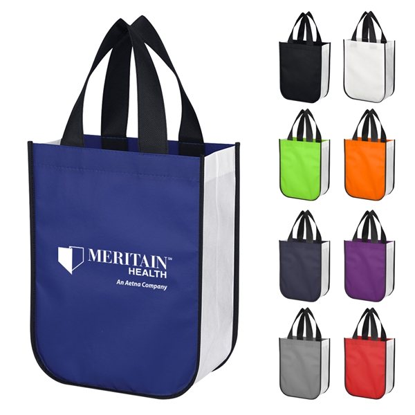 Lola Laminated Non-Woven Shopper Tote Bag - Water-Resistant