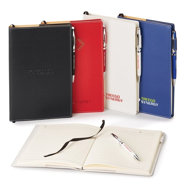 BRADFORD - REFILLABLE JOURNAL COMBO - Pen Loop &amp; Card Sleeve
