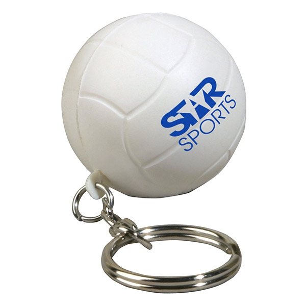 Volleyball Key Chain - Stress Reliever - Polyurethane