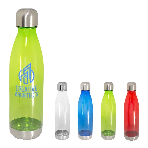 24oz Pastime Tritan™ Water Bottle - Stainless Steel Components
