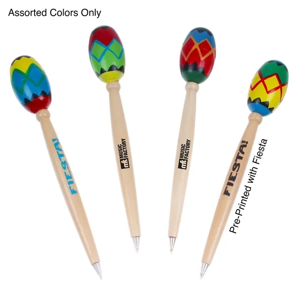 Maraca Pen - Musical & Wooden