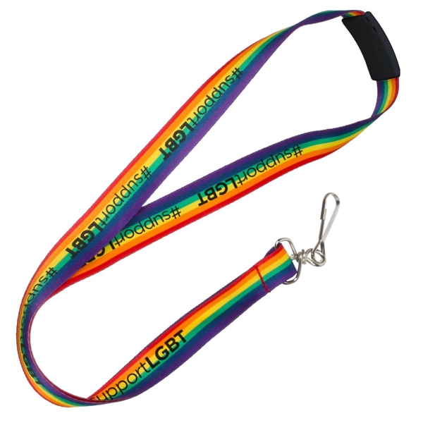 Rainbow Lanyard - Breakaway Safety