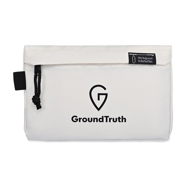 Renew AWARE™ rPET Zippered Pouch - Traceable &amp; Recycled