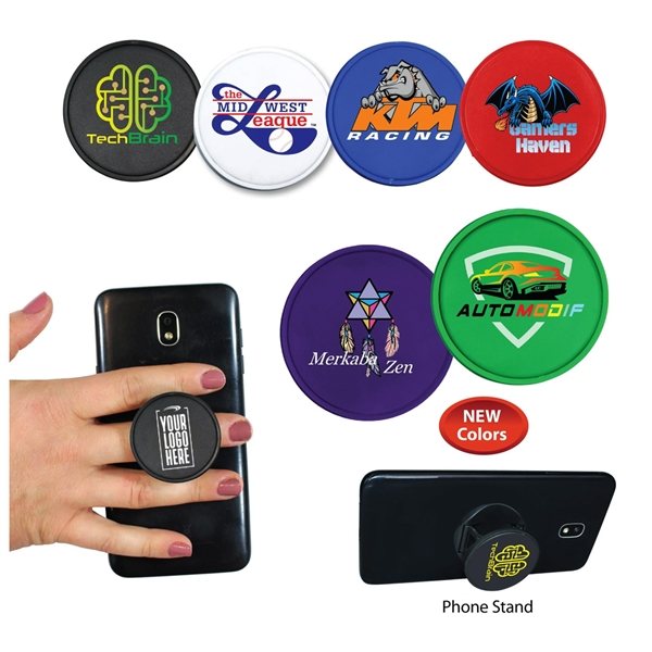 Stand-Out Phone Holder, Full Color Digital - Adhesive