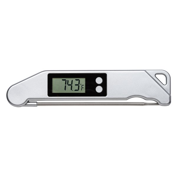 Chef Digital BBQ Thermometer - Foldable &amp; Temperature Chart