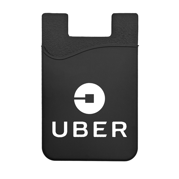 Silicone Smart Wallet - 3-Card Capacity &amp; Adhesive Back