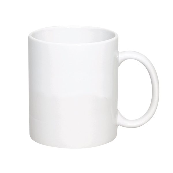 11 oz White Ceramic Mug w/Full Color Sublimation
