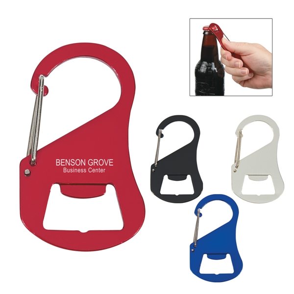 Carabiner Bottle Opener - Metal
