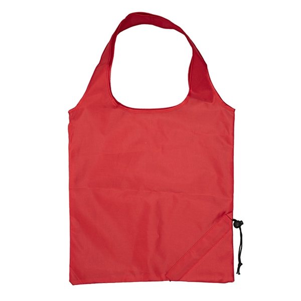 "PACK-N-TOSS" Foldable Shopper Tote - 210D Polyester