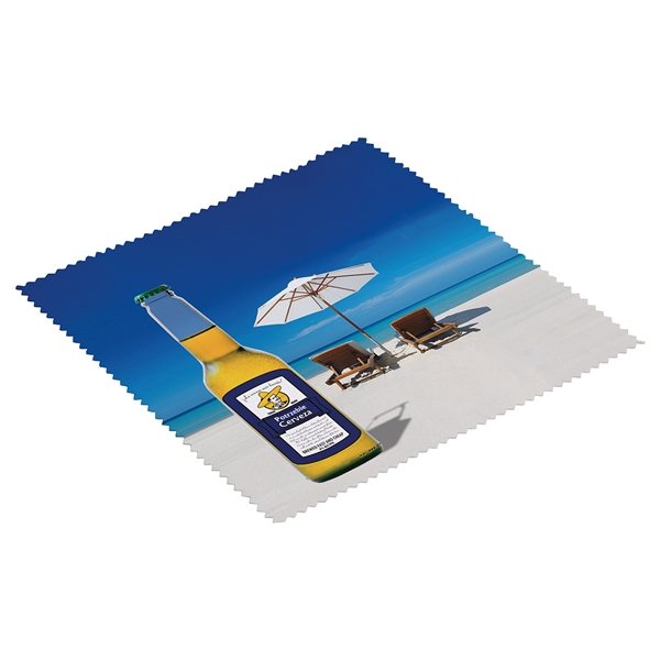 Premium 6" x 6" Microfiber Cloth- Full-Color - Ultra Performance & Machine Washable
