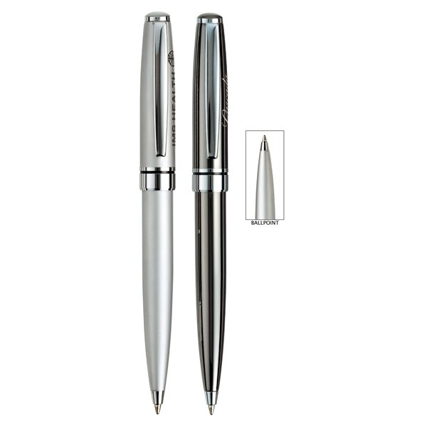 Estrella Ballpoint Pen - Brass &amp; Chrome