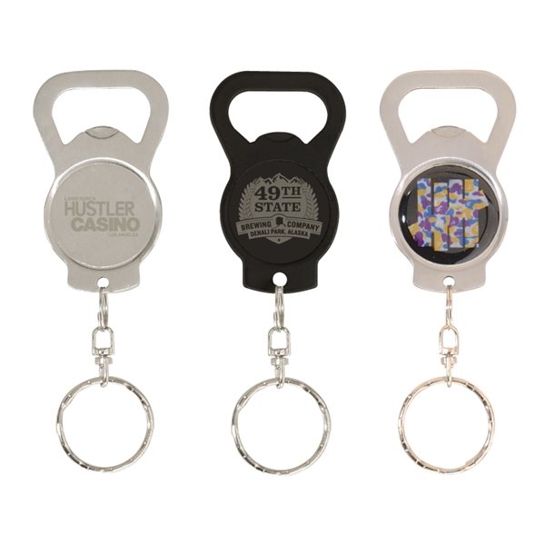 The Epcot Bottle Opener Keyring - Stainless Steel