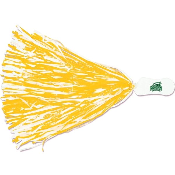 Contour Handle Imprinted Pom — 500 Streamers