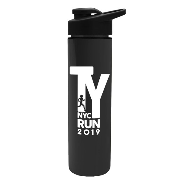 Slim Travel Tumbler - 16 oz Double Wall Insulated with Drink Thru Lid