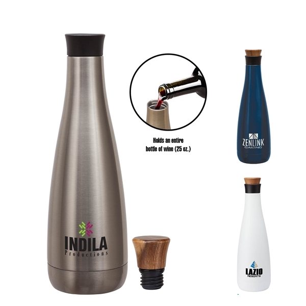 Manna™ 25 oz Carafe Steel Bottle - Double Wall Insulated &amp; BPA Free