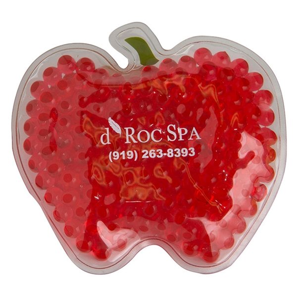 Gel Beads Hot/Cold Pack Apple - Reusable &amp; Therapeutic