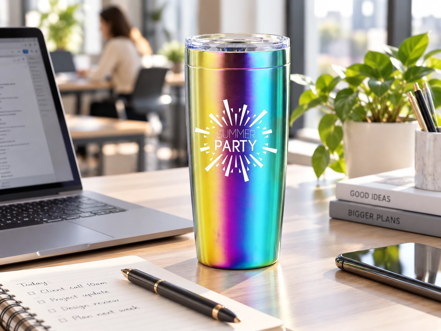 The Viking Collection™ 20 oz Rainbow Nova Tumbler - Vacuum Insulated & 24Hr Cold